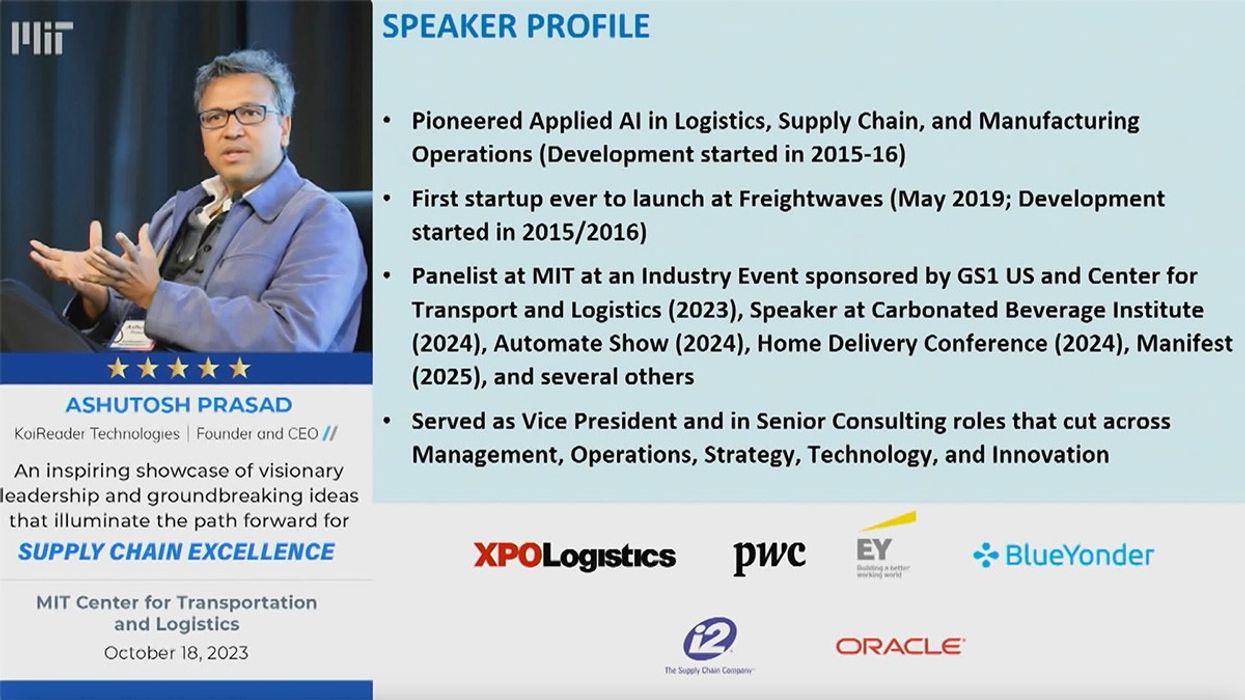 CSCMP EDGE 2024 Ask the Experts: Digital Operations with AI Operating Model and KoiVision Platform