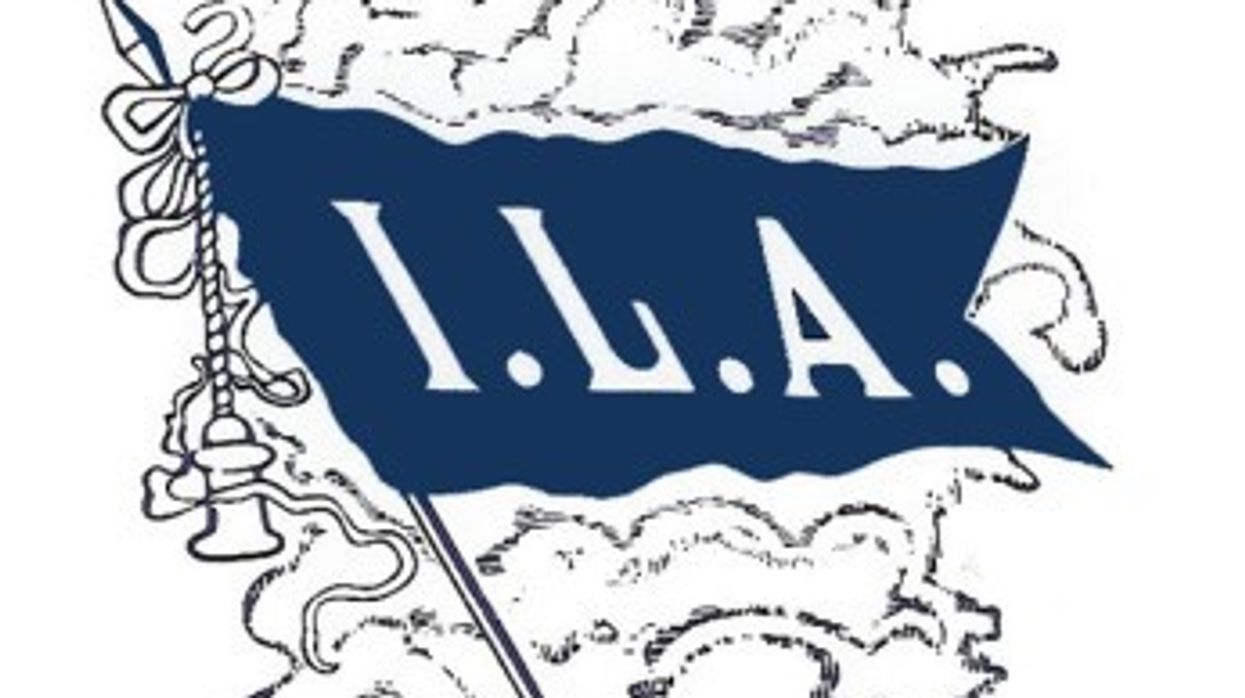 ILA longshoremans union flag banner