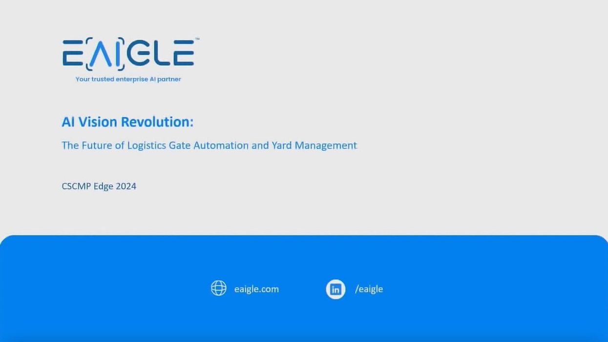 CSCMP EDGE 2024 Innovation Theater: AI Vision Revolution – The Future of Logistics Gate Automation and Yard Management