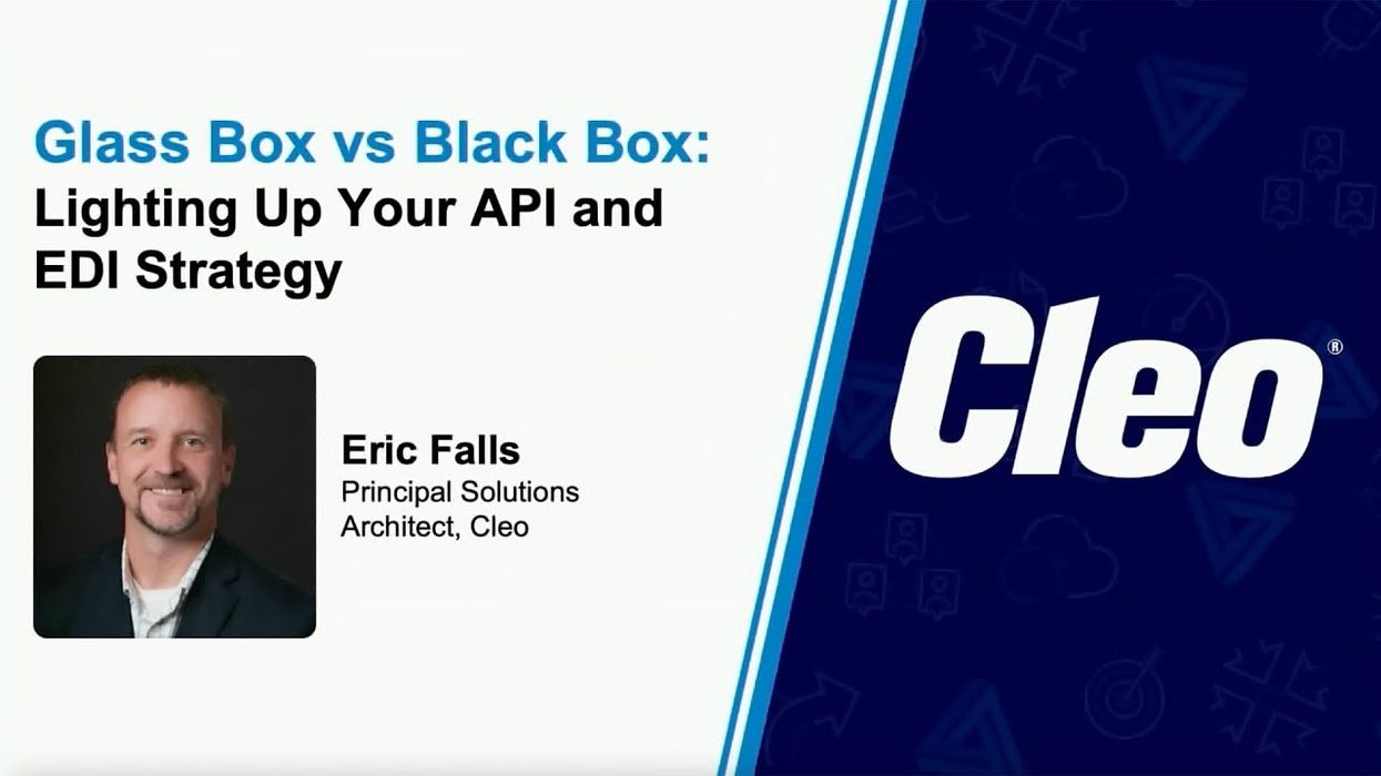 CSCMP EDGE 2024 Innovation Theater: Glass Box vs. Black Box: Lighting Up Your API and EDI Strategy