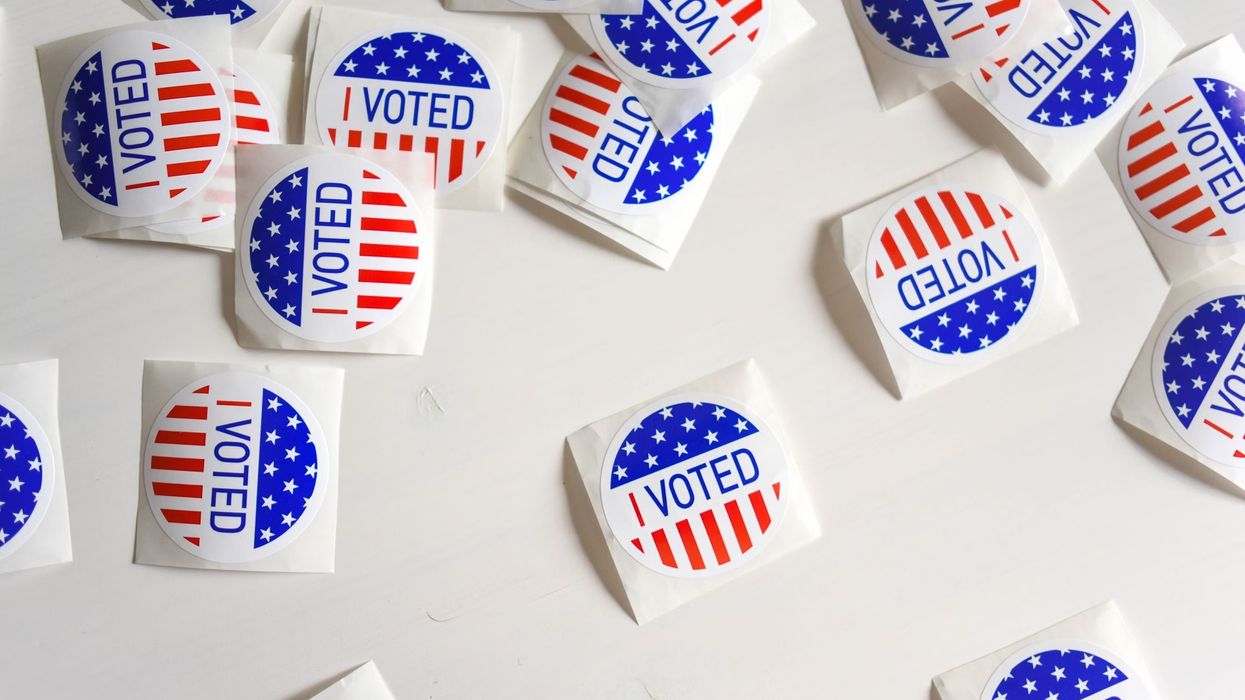 voting stickers for election results analysis
